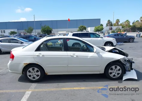 2007 Kia Spectra Ex/Lx from USA, damaged, VIN KNAFE121375486112